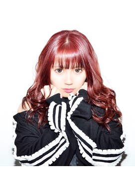 ヘアーエクステンド エフ 渋谷(f) チェリーレッドカラー