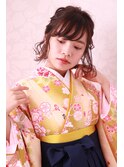 ボブアレンジ　シースルーバング　おくれ毛ボブ　綱島美容室