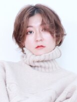 アイティー バイ アルバム 浦和店(IT by ALBUM) モカブラウンショートスタイル_ハイライトカラー_27064