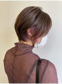 イヤリングローズ×ショートボブ