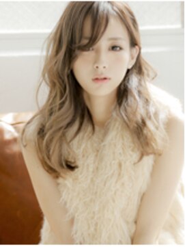 ヘアリゾートエーアイ 浅草店(hair resort Ai) 女性らしいエアリーカールセミロング
