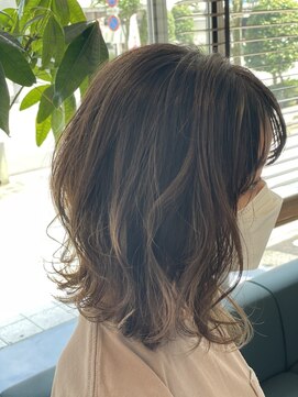 フォルムヘアデザイン(FORME hair design) 《FORME hair design代表 澤田》外国人風ゆるふわミディ