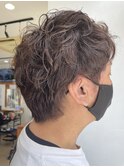 【あおき　ひかる】大人ニュアンス　メンズパーマ
