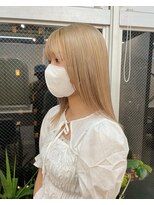 ラニヘアサロン(lani hair salon)&nbsp;ハイミルクティー（ブリーチ２回）