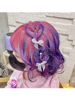 ブーミー(Bor mee)&nbsp;【bormee】編みたらし/ハート/リボンアレンジ/ヲタ活/ヘアメ