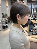 斜めバンク/グレージュカラー/デザインカラー/シルキーベージュ