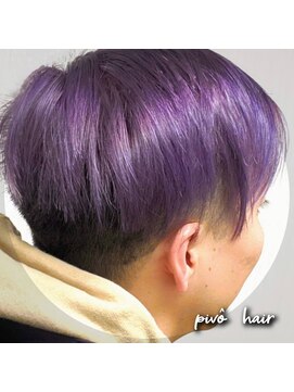 ピヴォヘアー(pivo hair) ハイトーンカラー ケアブリーチ トリプルカラー ラベンダー
