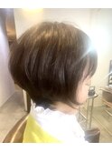 大人ショートボブ