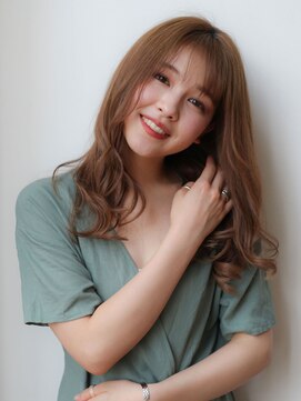 マイラ 銀座(myla) 似合わせくびれ小顔カットネビージュワンレンひし形ボブルフ黒髪