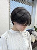★ナチュラルハンサムショートブラック系モード