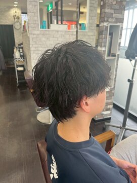 ヘアーメイク ロージー 北18条店(HAIR MAKE ROSY) 波巻きスパイラルセンターパートサイドパート韓国風マッシュ