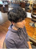 メンズゆる巻きシャドウパーマ