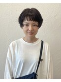 オン眉マッシュショート○