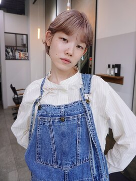 ニディー バイ デイジー(Nidee by Daisy) デザインカラー グランマッシュ 暗めカラー パーマ