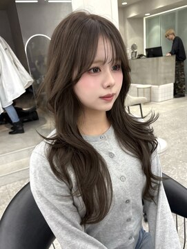 ロンド マーレ 天神大名店(Lond mare) ミディアムヘア/暗めカラー/デザインカラー/グランマッシュ