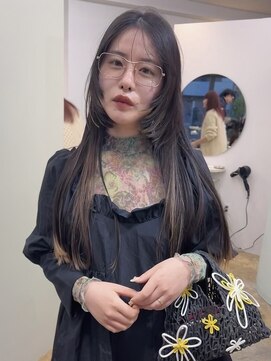 ユー セント(yew scent) うぶ毛バング顔周りレイヤーロング