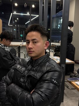 リッチブランドアンドコー(Rich Brand&Co) 七三フェード ビジネスマン メンズカット フェードカット