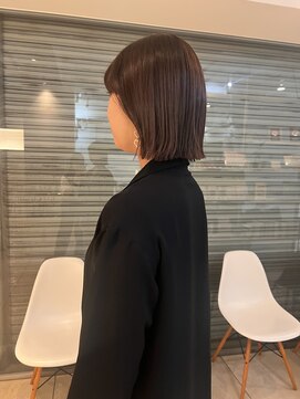 クラップス 上永谷(CLAPS) 10代20代ミニボブレイヤー丸みボブ前髪ありボブ顔周りレイヤー