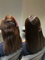 モク 神楽坂(mok)&nbsp;酸性ストレートbefore after(^^)！