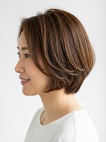 フープ 川越(hoop)&nbsp;川越/ショート/ボブ/ハイライト/白髪ぼかし/白髪染め
