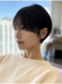 丸みショートボブ/レイヤーショートボブ/ハンサムショート