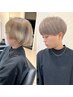 【新規10%off】骨格補正カット×０ダメージハイトーンカラー×トリートメント