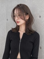 ルシードスタイルレシス(LUCIDO STYLE Les CYS)&nbsp;韓国風くびれレイヤーミディ×ダークグレージュ
