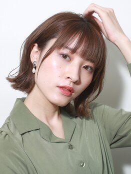 ルージュ 茗荷谷店(ROUGE)の写真/９時からOK！【新規限定◇似合わせカット＆艶カラー￥16170→￥12936】上品でスタイリングしやすい髪へ！