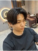 ナチュラルセンターパート×韓国マッシュ
