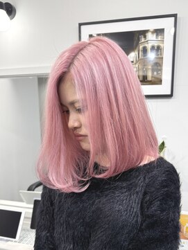 フリーダムガーデン 岡山駅前店(freedom garden) 10代20代溢れる可愛さピンクパープル&ミディアムボブ