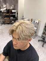 グレイバイニューヨークニューヨーク 京都北大路(Gray by NYNY)&nbsp;フェザーパーマ×ミルクティーベージュ/京都/北大路/10代/20代