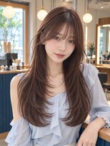 ウト(Uto)&nbsp;レイヤーカット/ピンクベージュ/韓国風/メテオカラー/四条烏丸