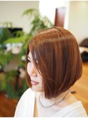 美髪ナチュラルボブ