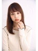 ワンカールストレート　美髪
