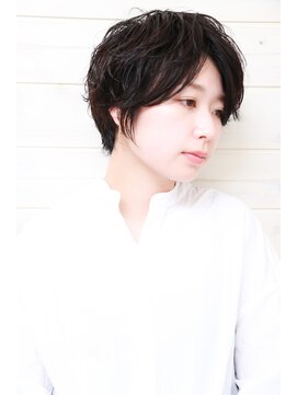 オーシャン(Ocean) ［OCEAN　Hair&Life]黒髪☆春パーマ☆マッシュヘア