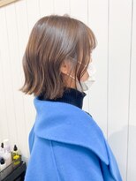 アンサム 二子玉川店(UNSOME) ミニボブ/グレージュカラー