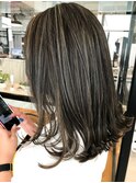 ハイライト×コントラストハイライト×ケアブリーチ