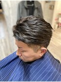 ツーブロック・ナチュラルバック