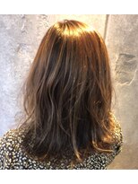 ヘアーデザイン ヴィフ(HAIR DESIGN vif) 【お客様カラー】オリーブベージュバレイヤージュ