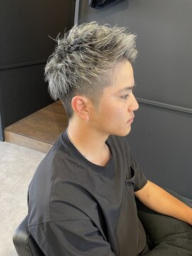 アッシュ ヘアーメイク 桐生(ash hair×make) 20代30代40代メンズツーブロック刈り上げビジカジオシャレ感