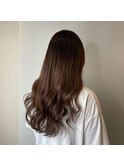 #プルエクステ#ロング#ナチュラルカラー