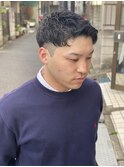 ハイライト/マッシュパーマ/ウルフ/アッシュブラック