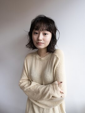 ユートゥイーズ つくば(U too e's) くせ毛風ボブパーマ　Genta