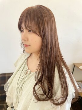 ヘアー ミュゼ 大西店(HAIR Musee) ブリーチなしWカラー/柔らかいベージュ