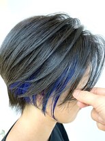 クオリス 上板橋店(QUALIS)&nbsp;20代30代大人かわいい透明感★ネイビーイヤリングカラー