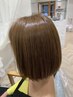 ブロー有】カット+低アルカリカラー（根元or全体+バーデンストリートメント