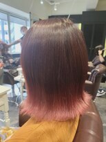 ナイン(N INE.)&nbsp;ピンク×裾カラー