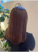 切りっぱなしボブ/エアリーロング/美髪のススメ/ピンクブラウン