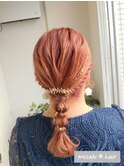 パーティーヘアセット★編みおろし