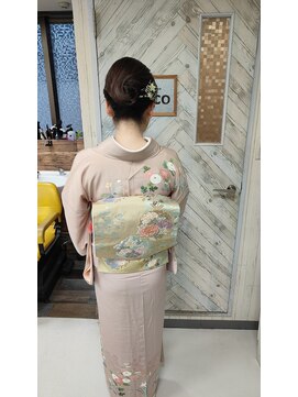 ヘアースペース 練馬店(hair space COCO) 訪問着着付け&ヘアーセット
